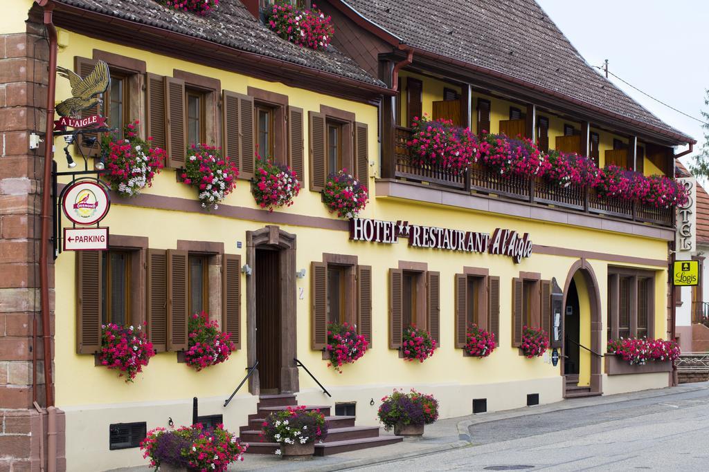 Restaurant A L'Aigle Hotel Wimmenau ภายนอก รูปภาพ